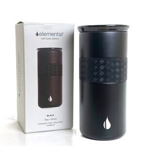 Stainless Steel Insulated Tumbler Elemental Artisan Series Black